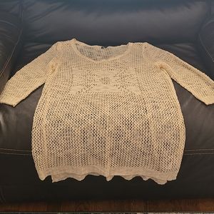 Maurices size XL crocheted sweater